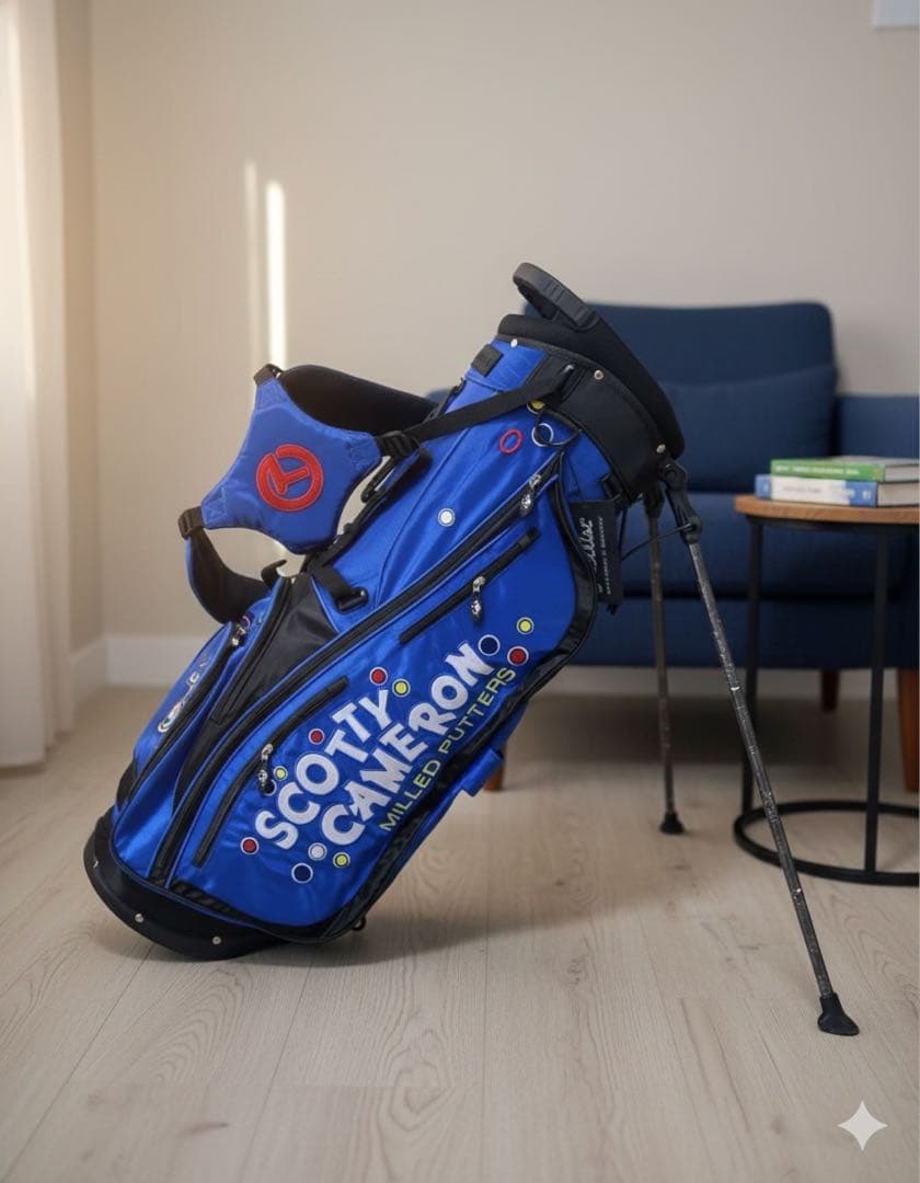 新品未使用　スコッティキャメロン　キャディバッグ　スタンド式　ブルー 新品未使用 スコッティキャメロン キャディバッグ スタンド式｜Yahoo