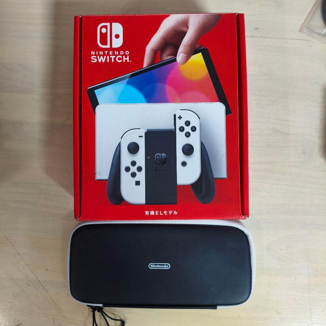 おまけケース付き】Nintendo Switch 有機EL モデル 白 - メルカリ