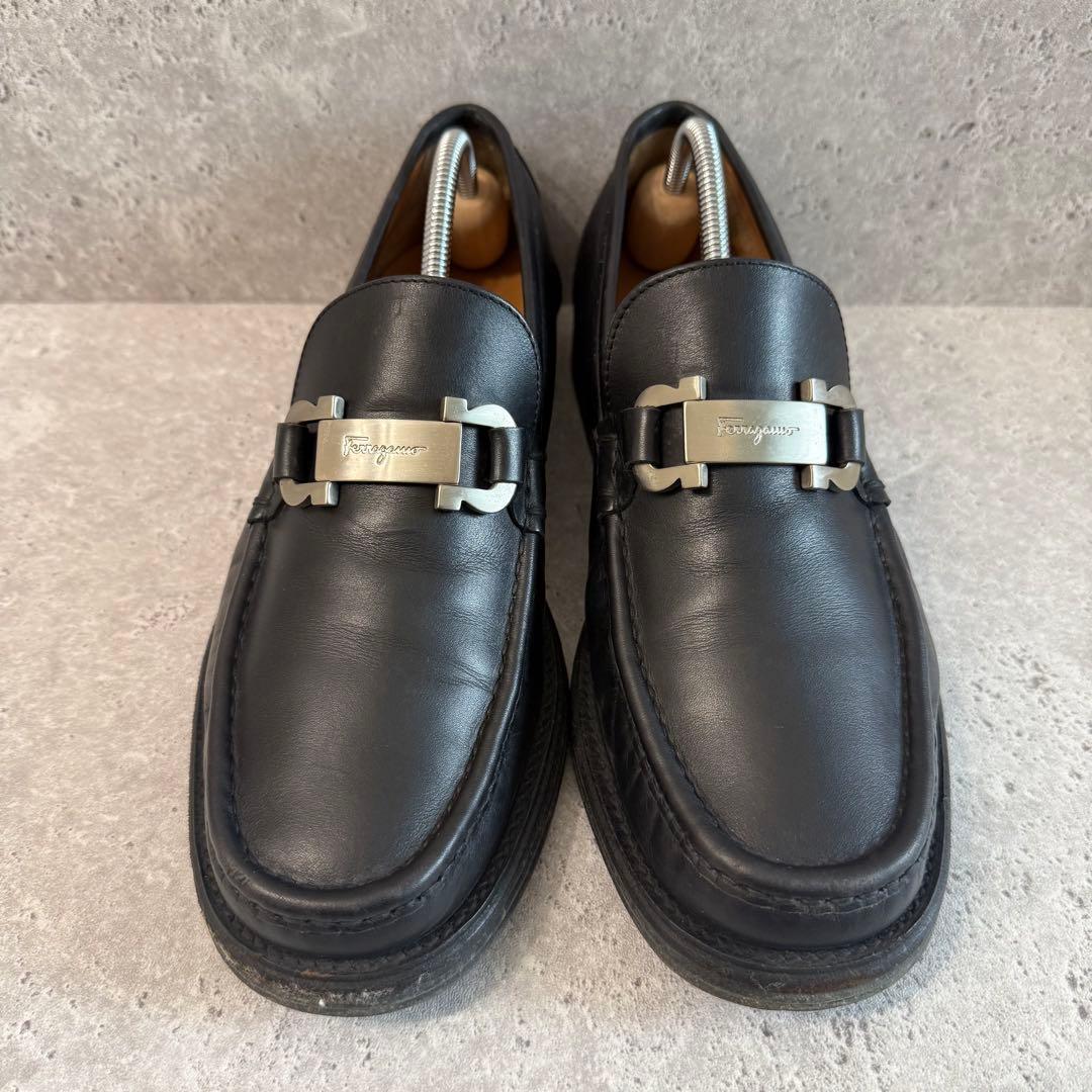 人気 サルヴァトーレ フェラガモ ガンチーニ ビットローファー 26.5cmEE