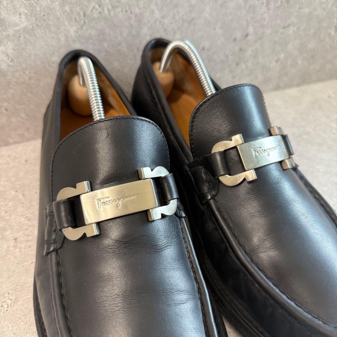 人気 サルヴァトーレ フェラガモ ガンチーニ ビットローファー 26.5cmEE