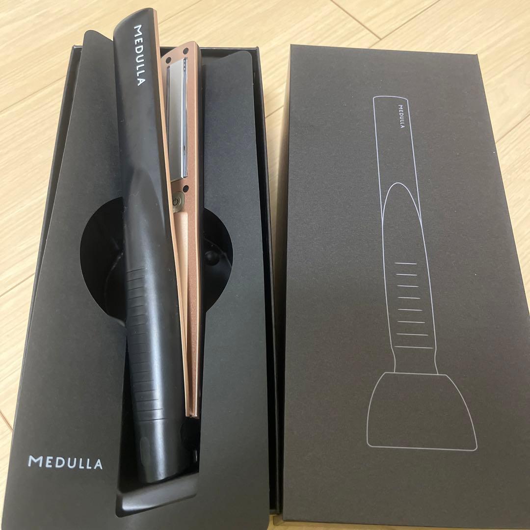 MEDULLA ヘアアイロン ブラック/ローズゴールド