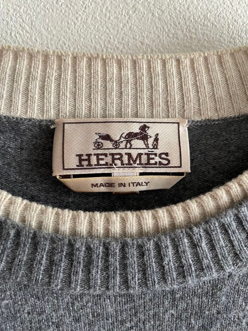 名品図鑑】 mid00s Hermes pure wool sweater