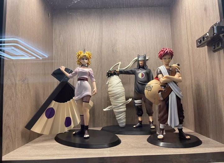 NARUTOナルト奈良テマリ カンクロウ我愛羅ガレージキット ガレキ