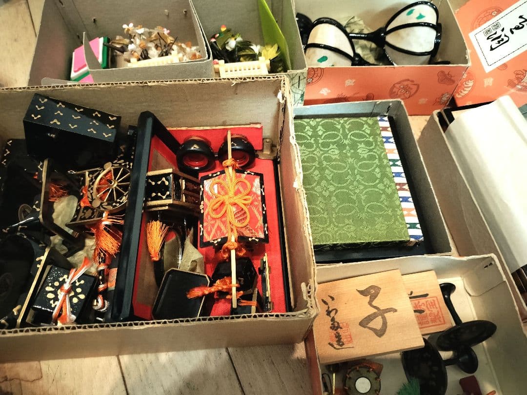 昭和40年代 アンティーク 希少雛人形 (オルゴール、ライト付き) - メルカリ