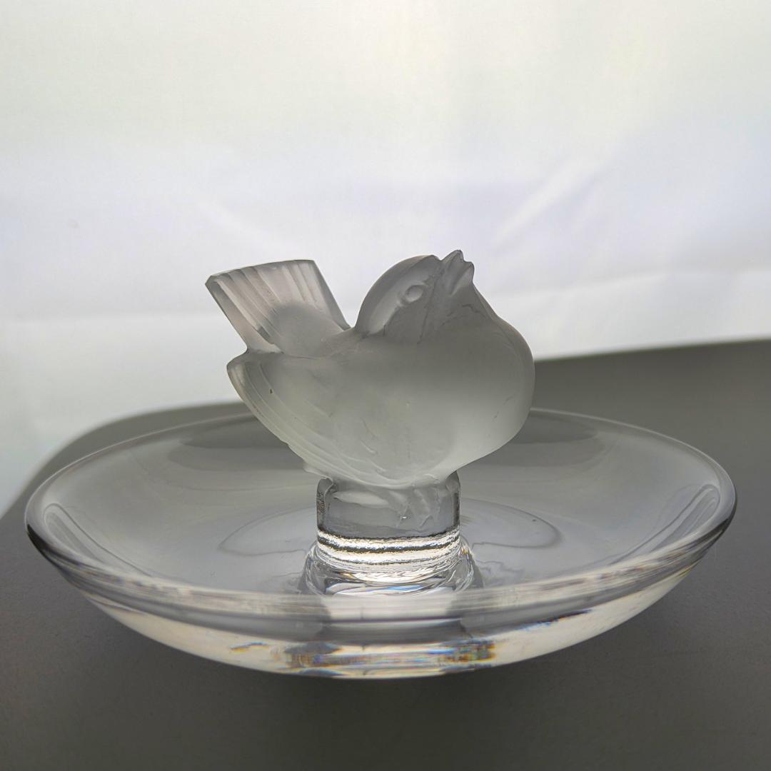 かわいいラリック☆雀 ピントレー ディッシュ フランス輸入 アールデコ