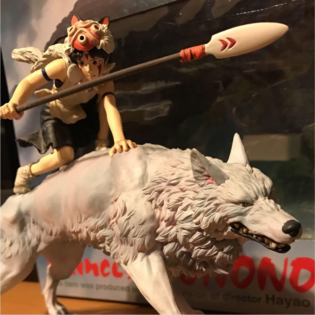 もののけ姫 フィギュア 新品】ジブリ もののけ姫 白神様 アシタカ