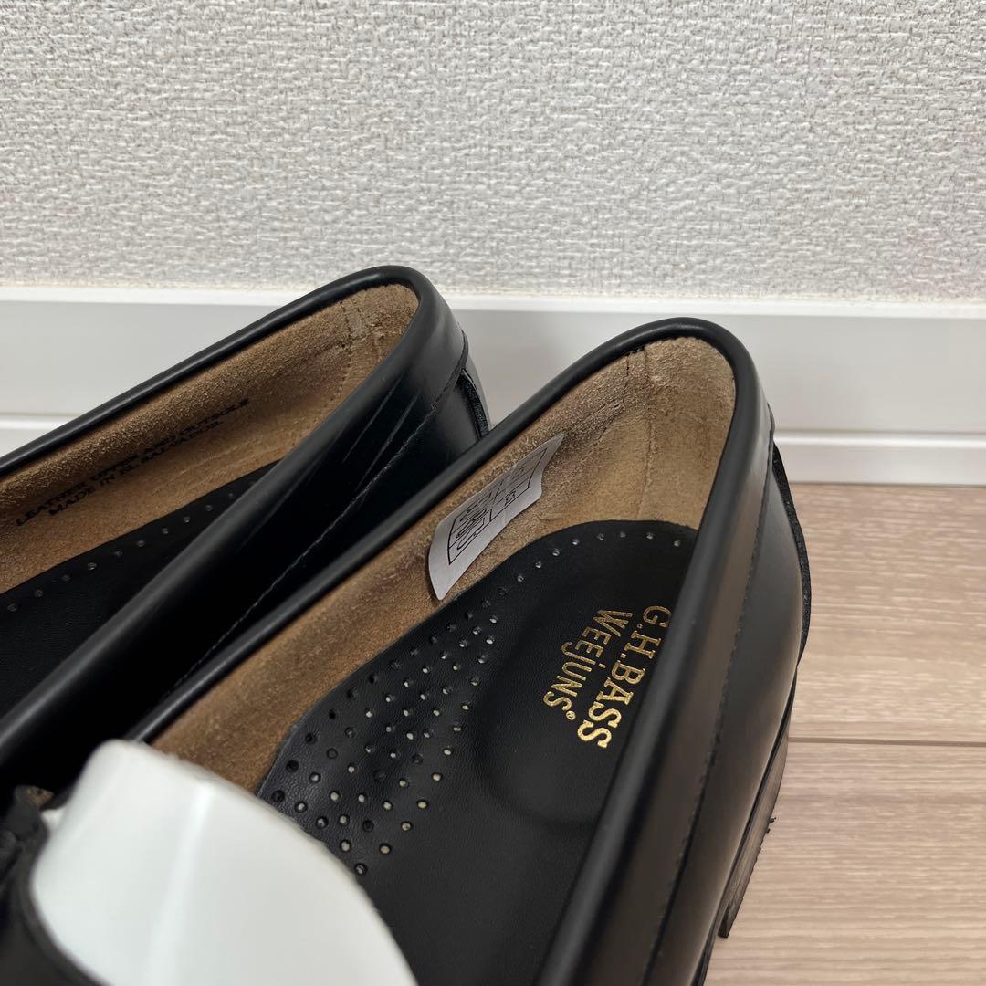 【試着のみ美品】G.H.BASS&CO コンビローファー モノクロ 41