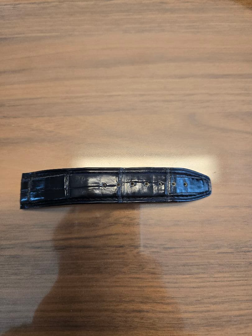 IWC 純正 ポルトギーゼ 黒レザーベルト 箱付き Dバックル用 20mmの通販