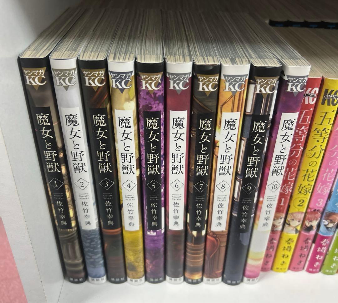 魔女と野獣 10巻セット - メルカリ