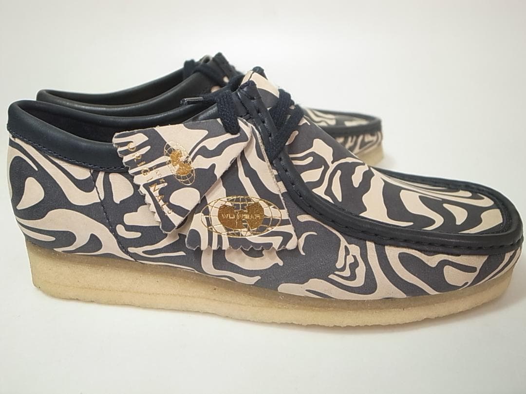 クラークスx Wu Wear別注WallabeeWW Loネイビー紺25.5cm - メルカリ