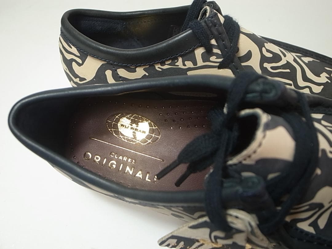 クラークスx Wu Wear別注WallabeeWW Loネイビー紺25.5cm - メルカリ
