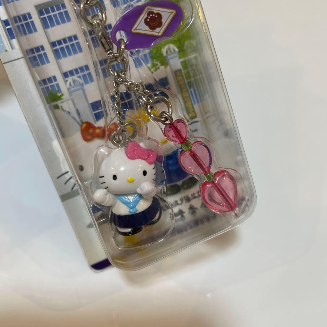 ハローキティ ストラップ チャーム 夕陽丘高等学校 - メルカリ