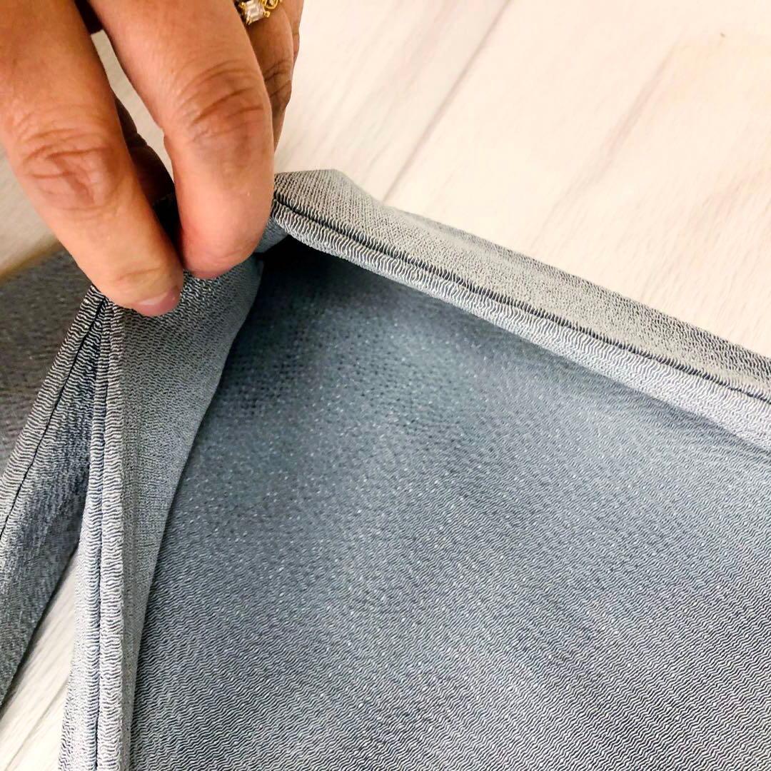 お値打 長尺】名古屋帯 下村玉廣 昔話 鬼縮緬 帯丈400cm 帯幅31cm