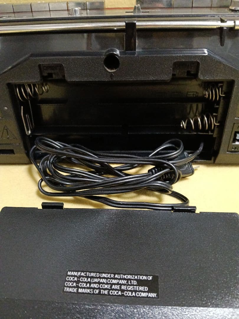 Coca-Cola ダブルカセットラジカセ ジャンク品 - メルカリ