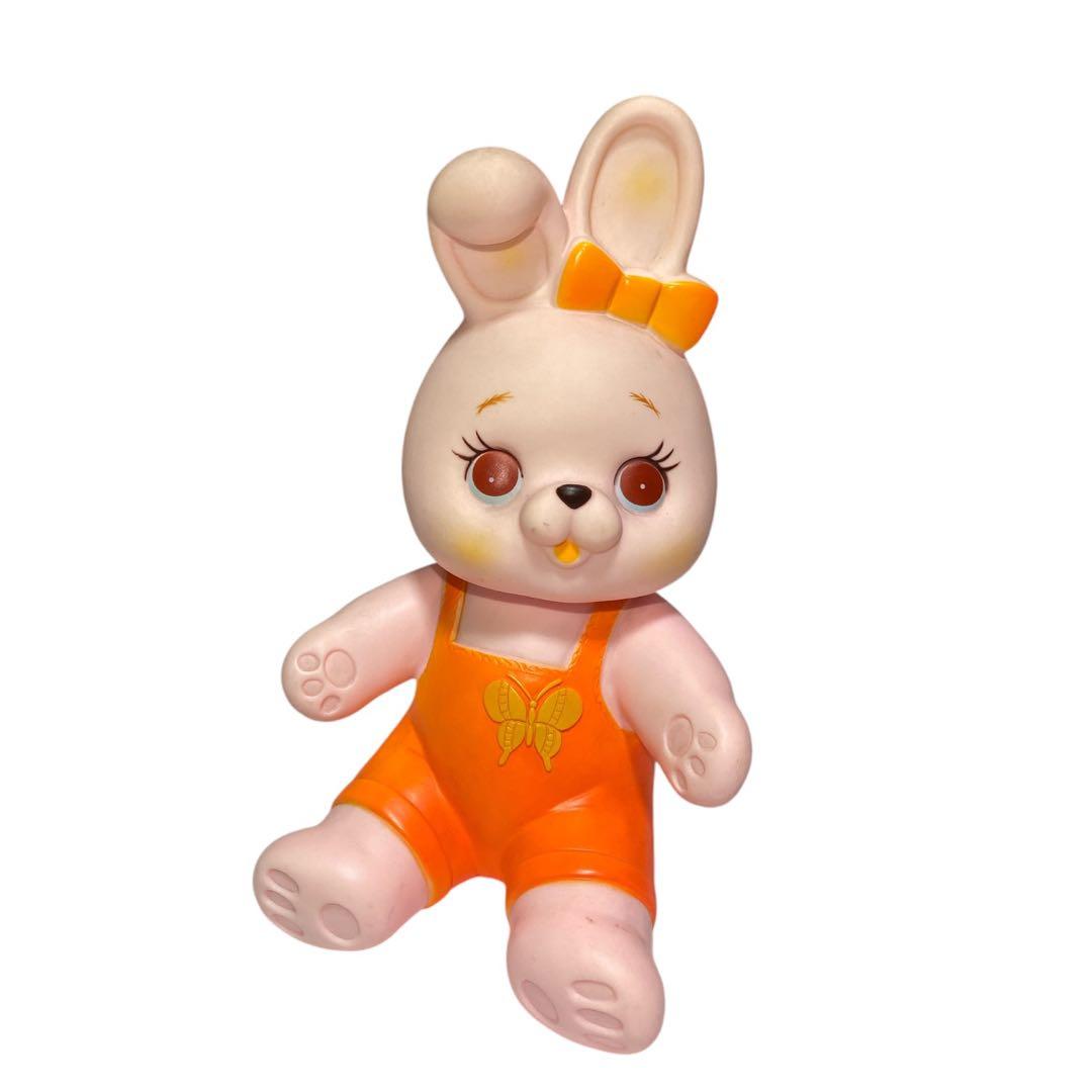昭和レトロ 岩井産業 うさぎ ソフビ ラバードール - メルカリ