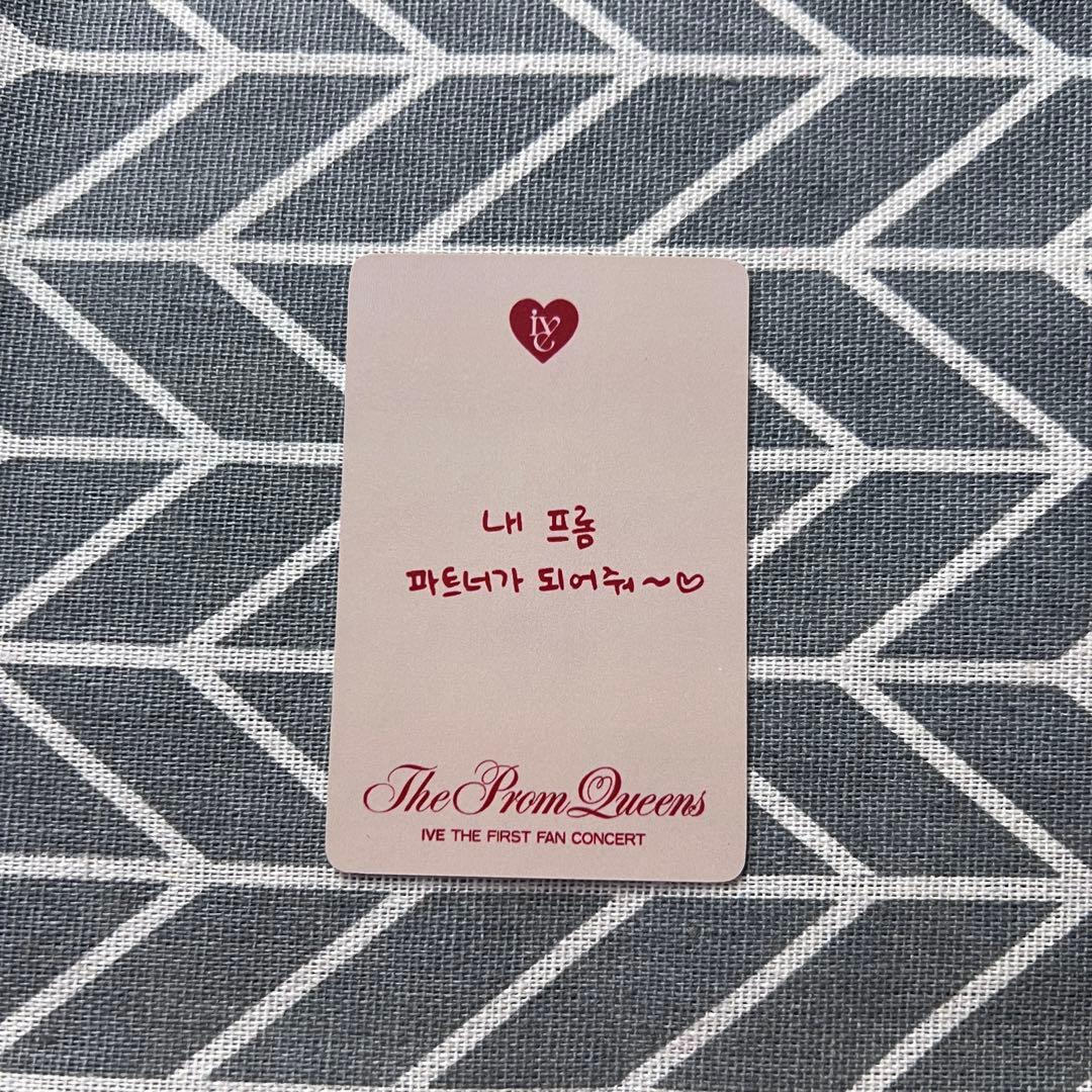 ファンコン IVE Prom Queens DIVE 1期 トレカ イソ