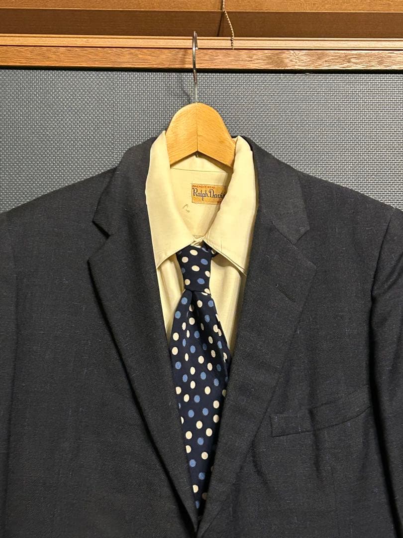 断捨離系さま専用 50'S ヴィンテージ スーツ 上下セット ネイビー