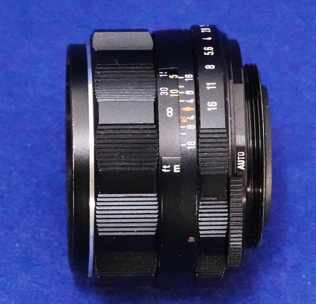 3038887　極上品虹色フレア後期型Super-Takumar　F1.8/55