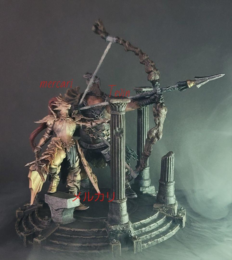 ★ダークソウル★鷹の目ゴー&竜狩りオーンスタイン★塗装済み完成品★ガレージキット ☆ダークソウル☆鷹の目ゴー&竜狩りオーンスタイン☆塗装済み完成品