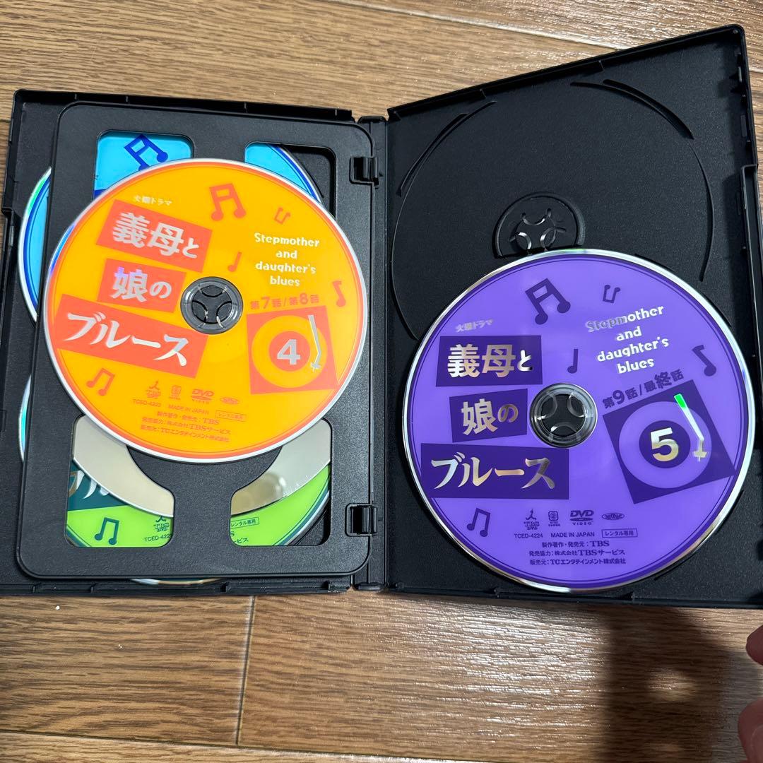 【ケース無しで割引】義母と娘のブルース 全5巻 レンタル落ち