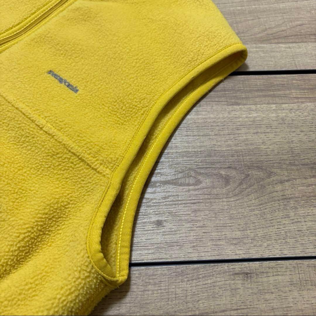 パタゴニア 99年 usa製 シンチラ フリース ベスト イエロー S 希少