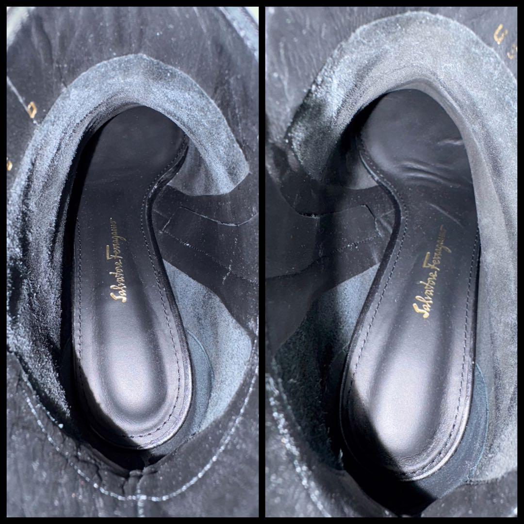 【極美品】サルヴァトーレフェラガモ　6 | 23.5cm　ブーツ　チェーン　黒