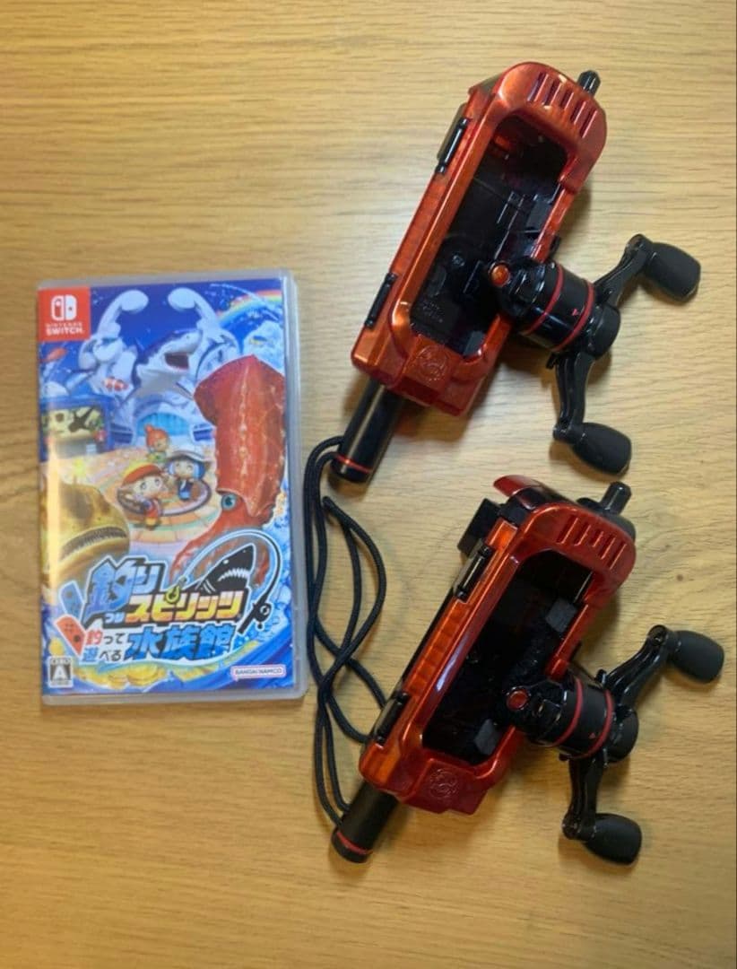 Switch ソフト 釣りスピリッツ 釣って遊べる水族館 サオコン 2個