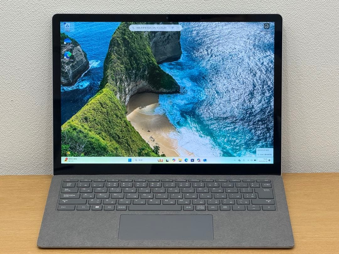 Surface Laptop5 13.5 i5/8GB/256GB AC付き Surface Laptop 5 13.5インチ プラチナ（Alcantara） [Windows 11 Home