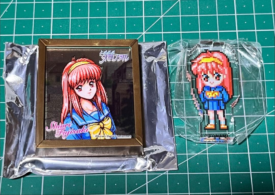 よ*き様 ときめきメモリアル 藤崎詩織 ピクセルマスコット パブミラーマグネット よ*き様 ときめきメモリアル 藤崎詩織 ピクセルマスコット パブミラー