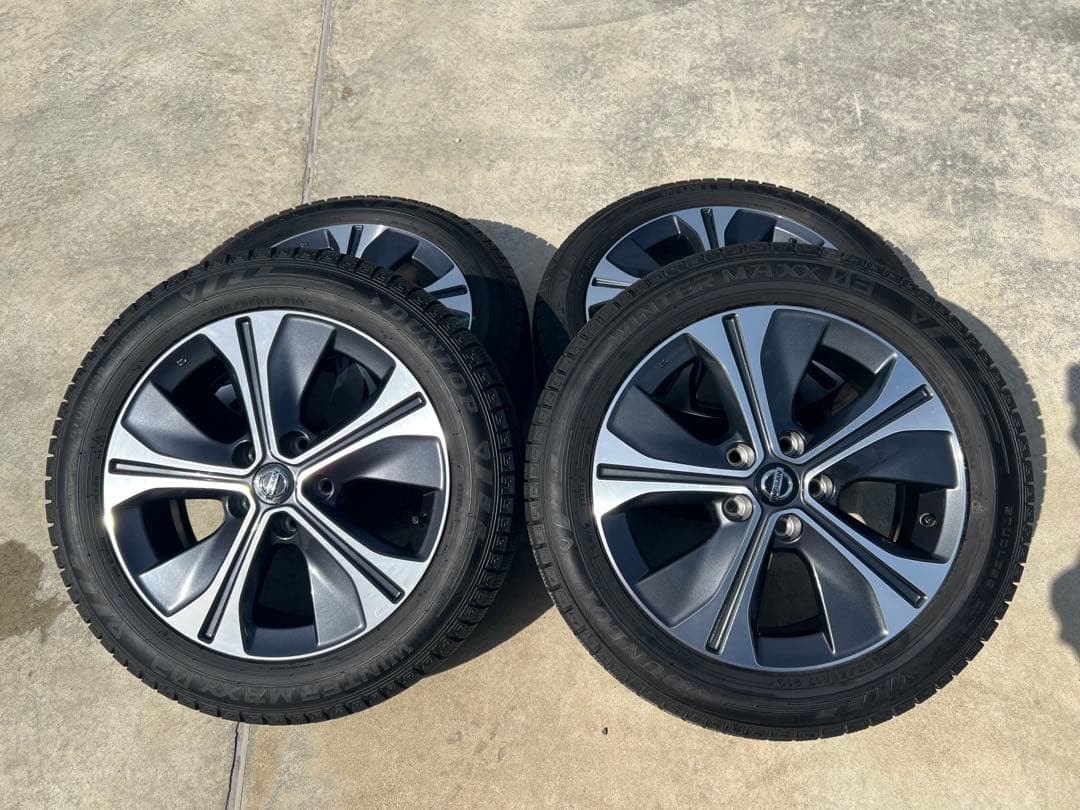 キックス 純正ホイール スタッドレス 冬用 雪道 日産 タイヤ 17インチ