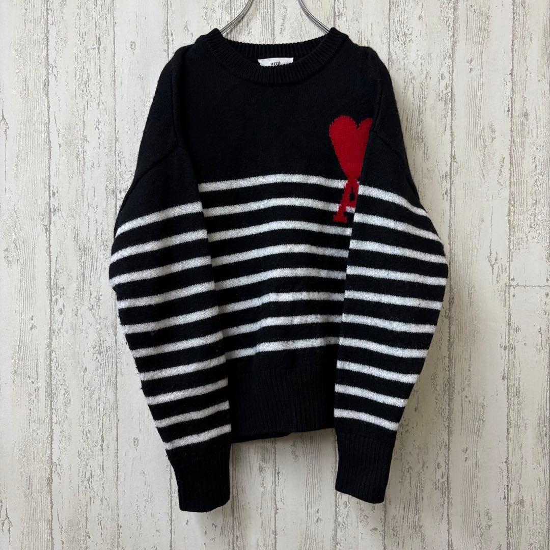 激レア】AMI PARIS アミパリス ニット セーター 完売モデル ゆるだぼの