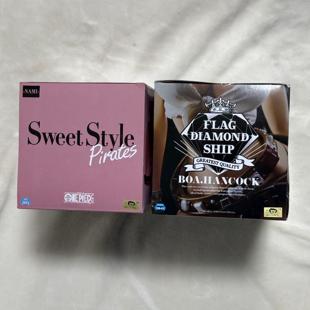 ワンピース ナミ チョッパー ボア・ハンコック フィギュア 2個セット