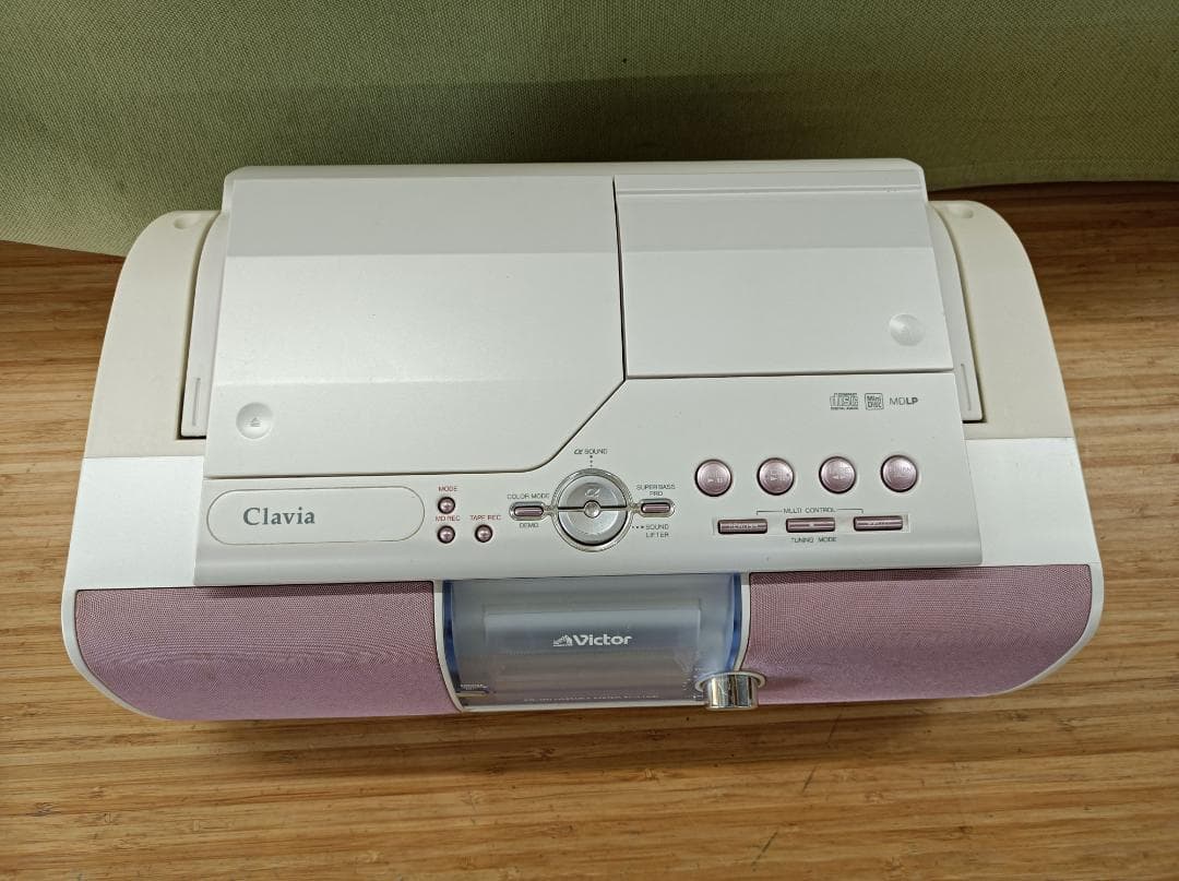 都《XWQLR》ビクター　RC-L1MD-P CD/MD　ポータブルシステム