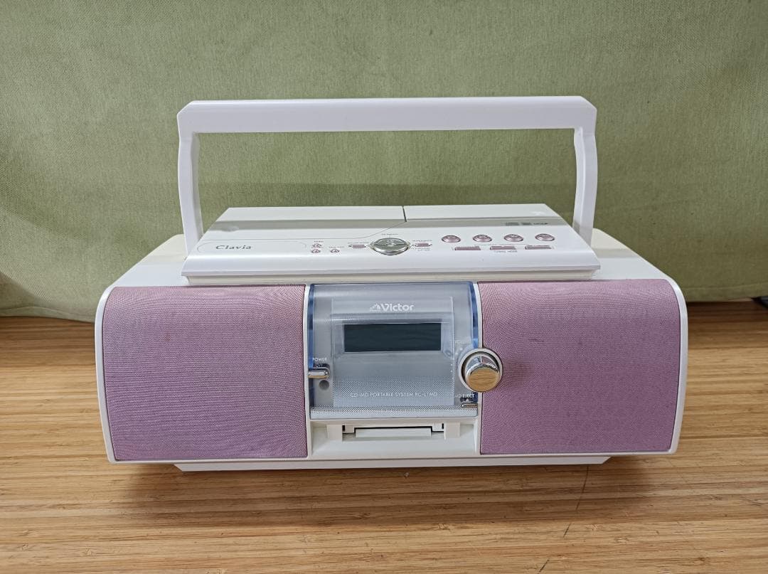 都《XWQLR》ビクター　RC-L1MD-P CD/MD　ポータブルシステム