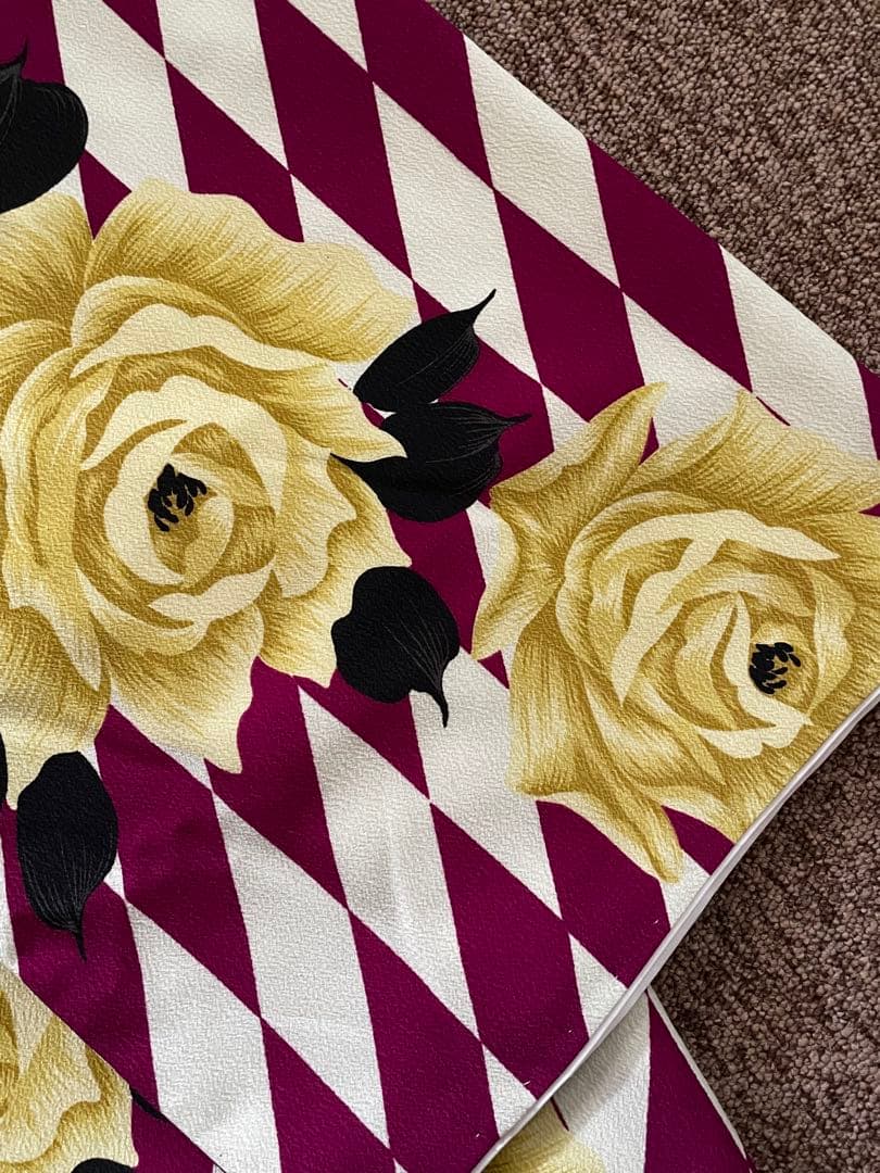 本日21時まで/希少！modernantenna モダンアンテナ 市松×薔薇