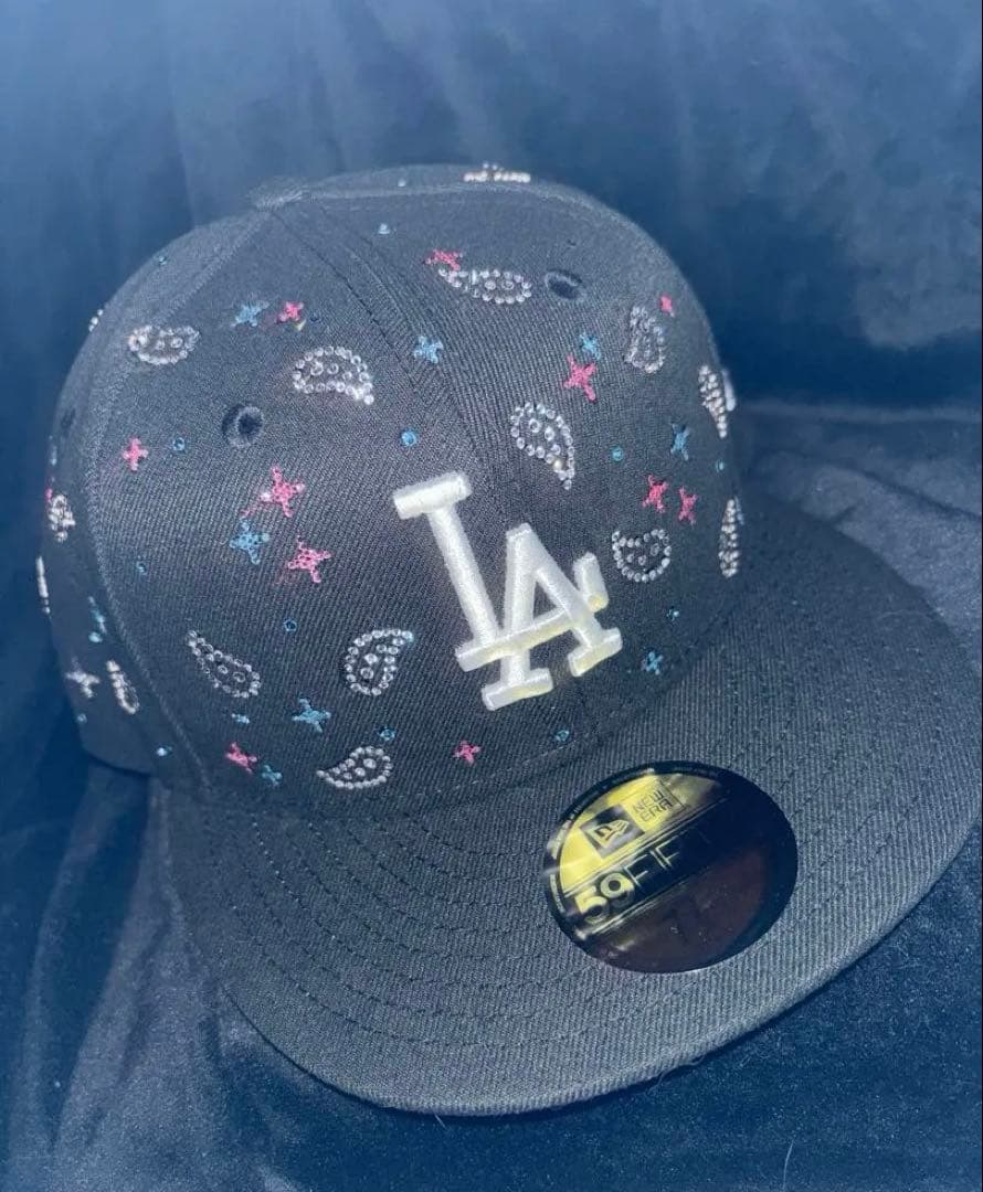 ジュエルキャップ　ニューエラ　 59FIFTY ドジャース　スワロフスキー G-BALLER / ジーボーラー】Jewel cap ジュエルキャップ スワロフスキー