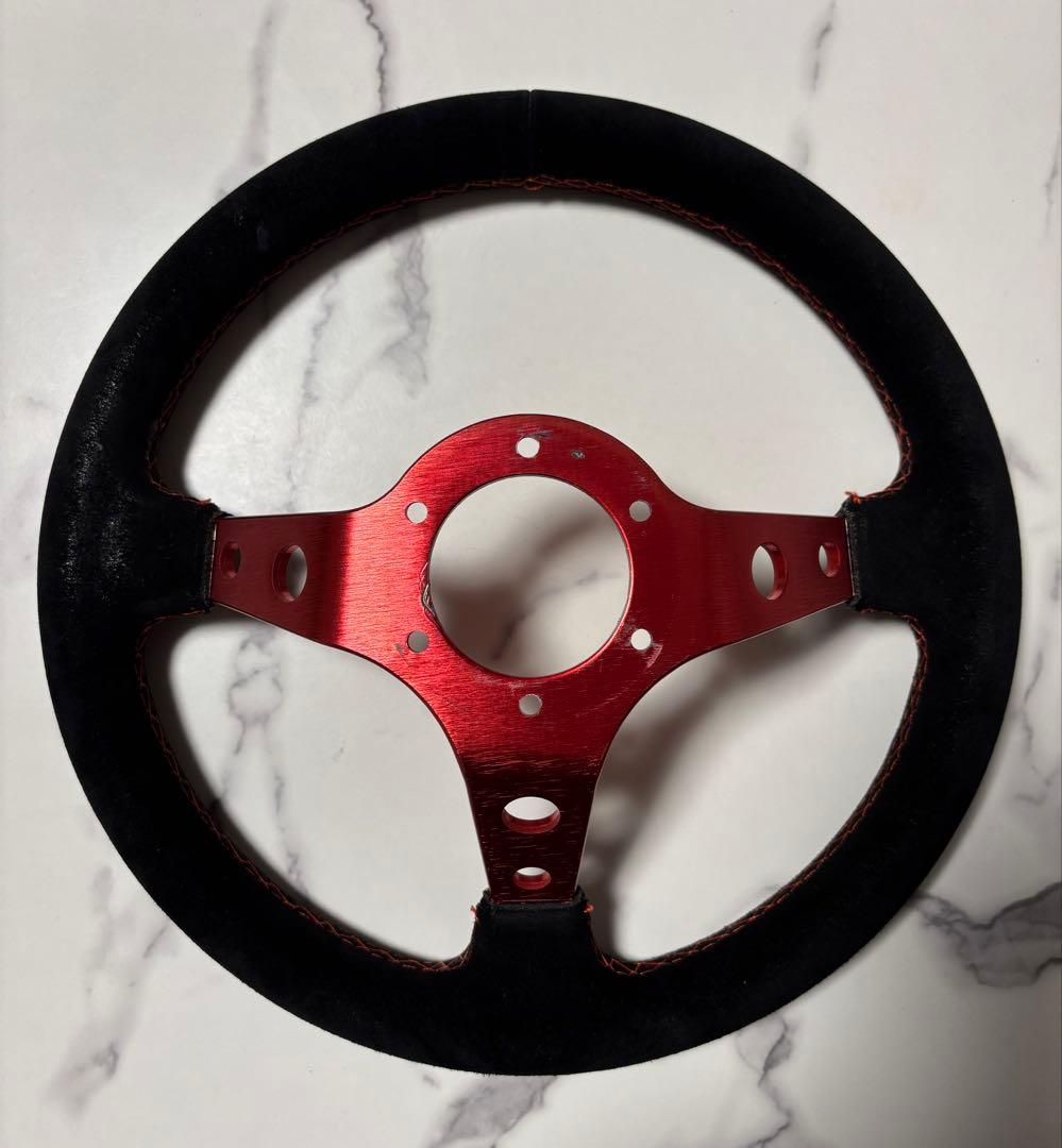 GOODGUN オリジナルステアリング レッド ハンドル本体 - メルカリ