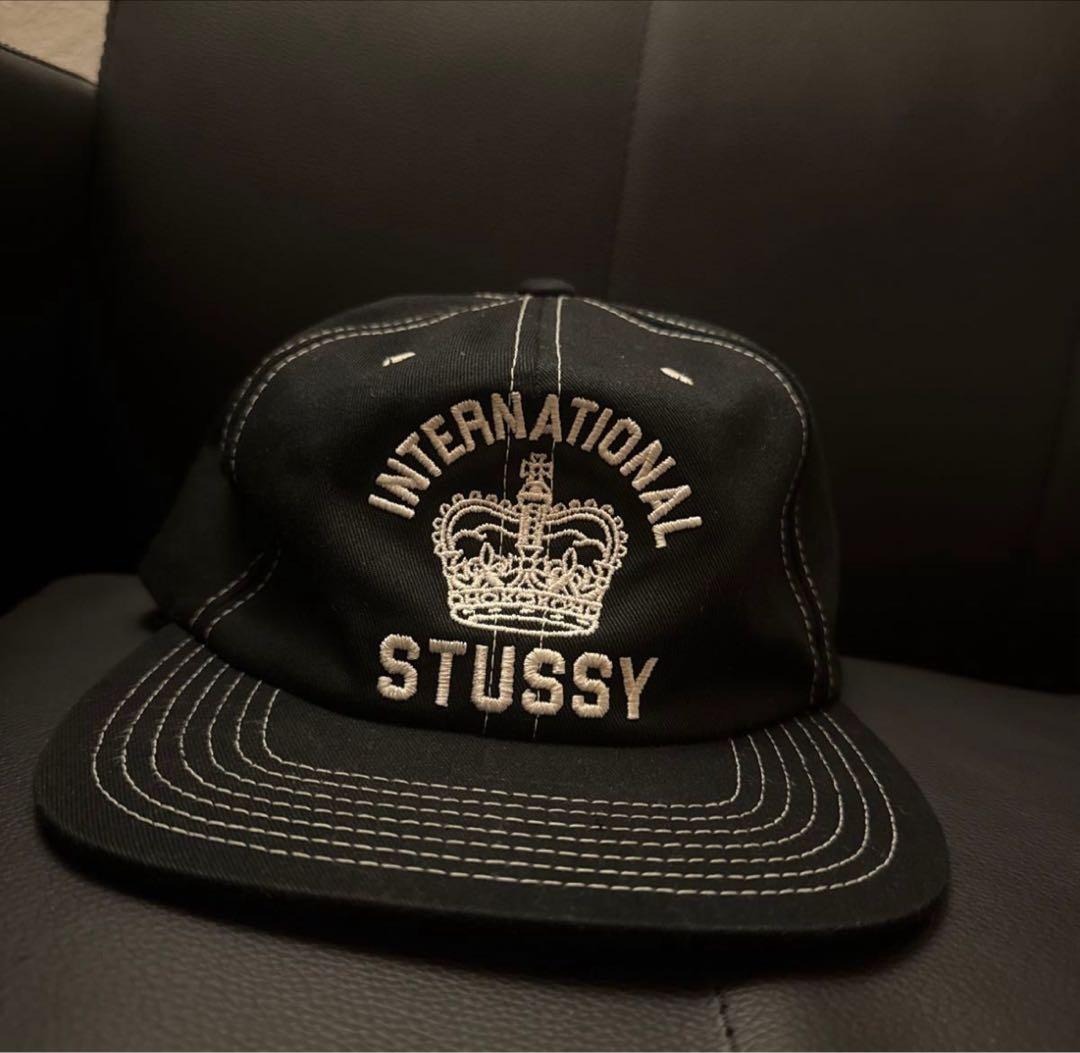 STUSSY INTERNATIONAL ブラックキャップ