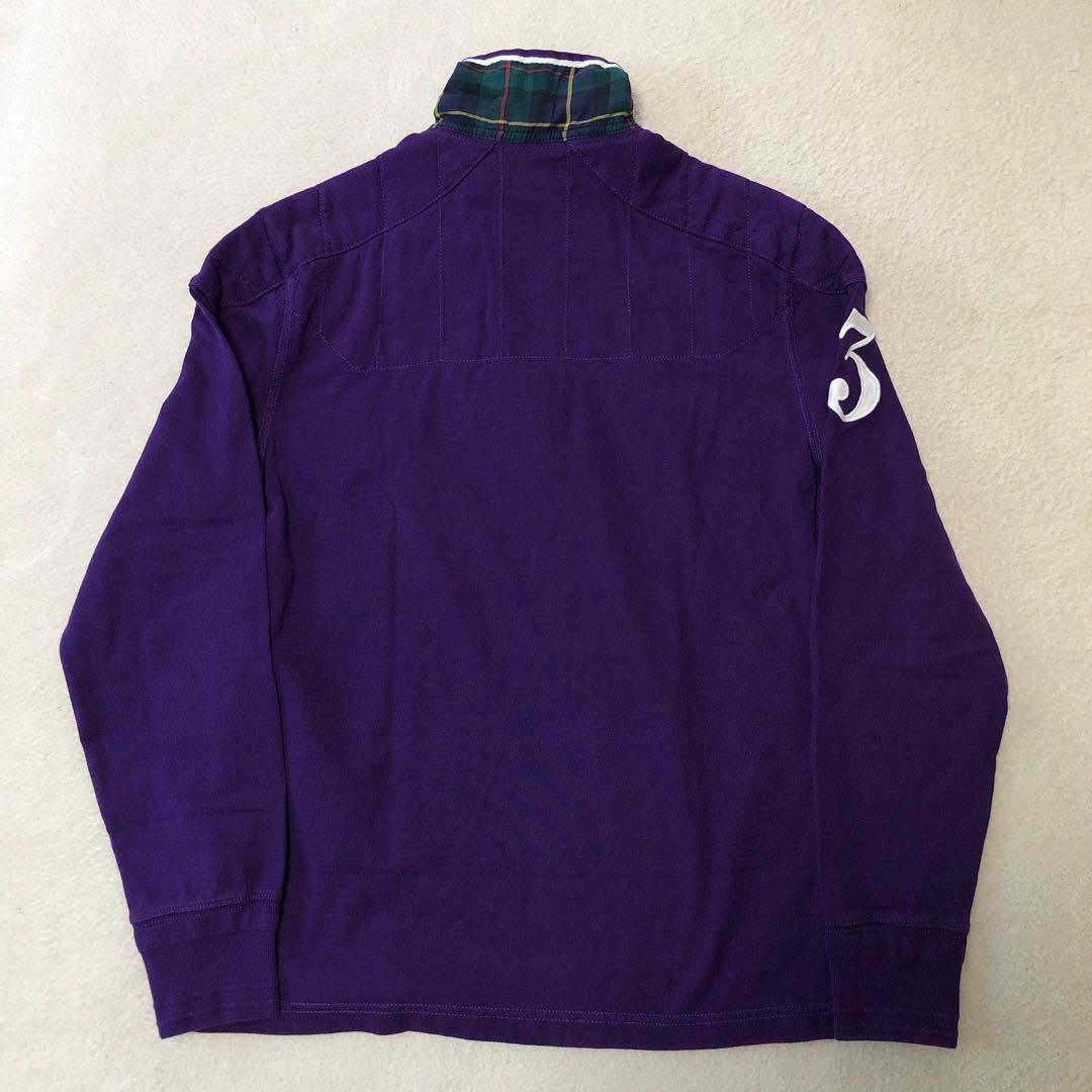 タグ付 ラルフローレン 長袖ラガーシャツ ビッグポニー刺繍ロゴ