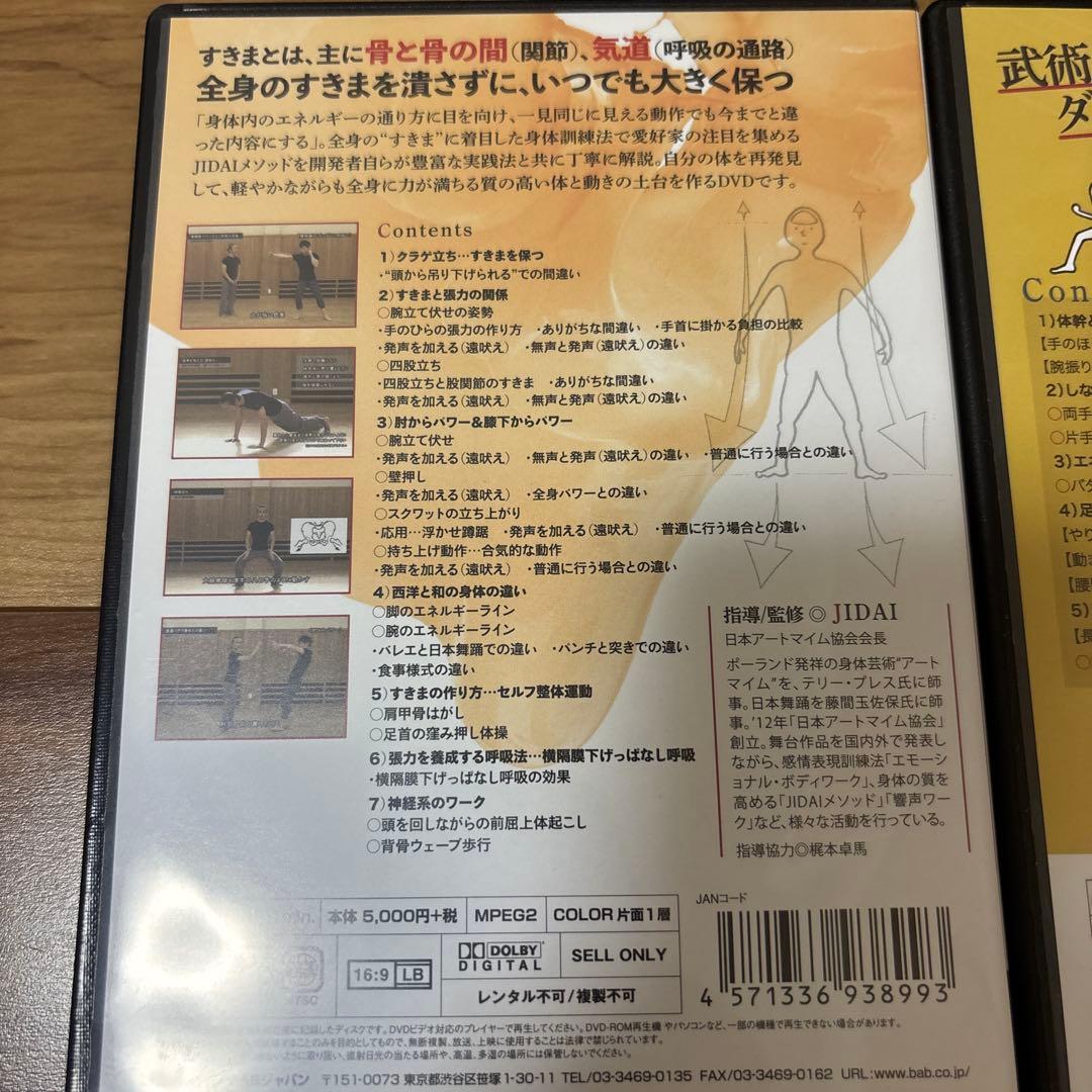 週末値下げ　JIDAI 身体の天才になるDVDセット