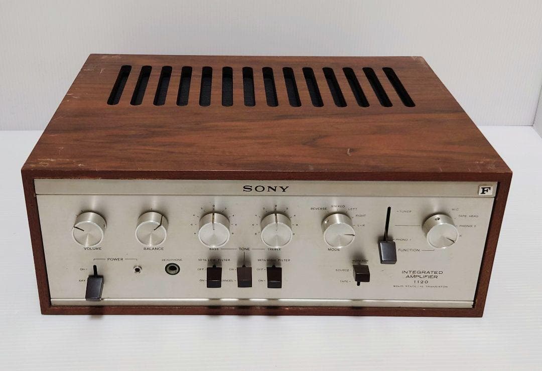 ソニー SONY プリメインアンプ TA-1120A ウッドケース付 ジャンク Yahoo!オークション -「sony ta-1120」の落札相場・落札価格