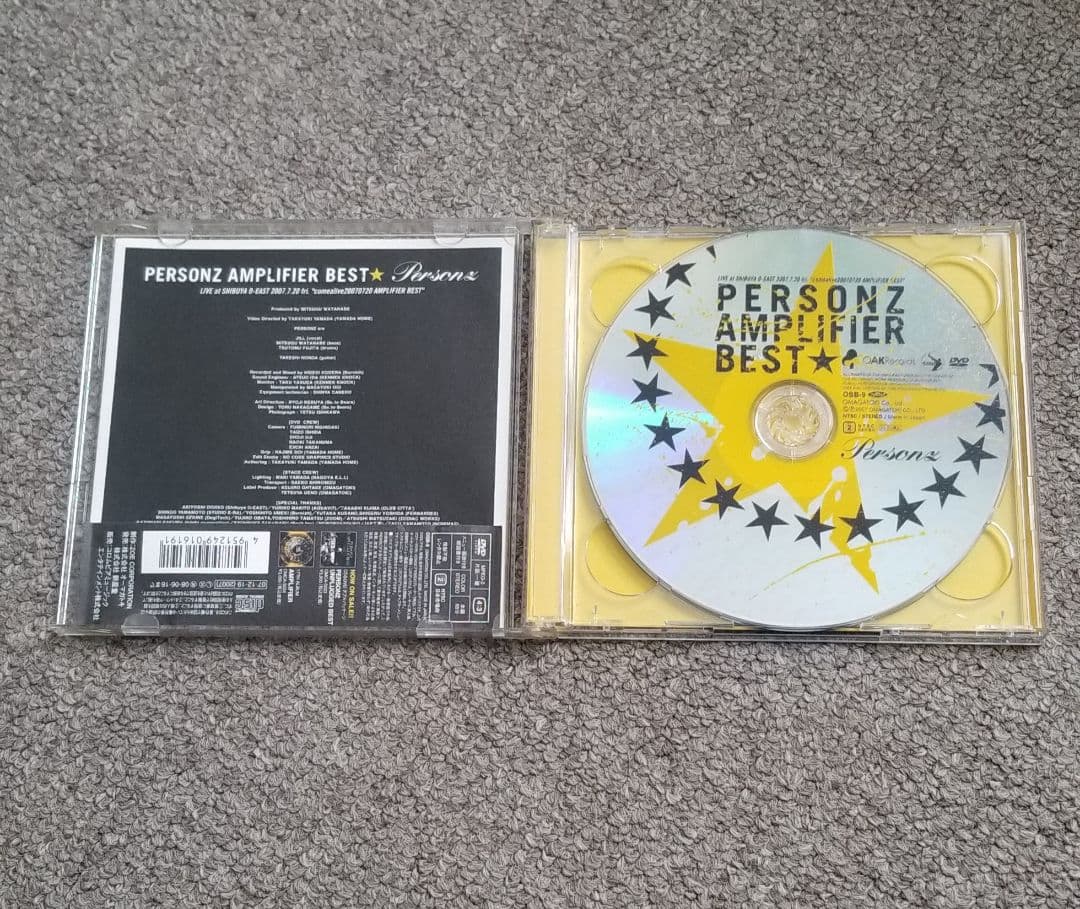PERSONZ AMPLIFIER BEST★DVD CD 2枚組　入手困難