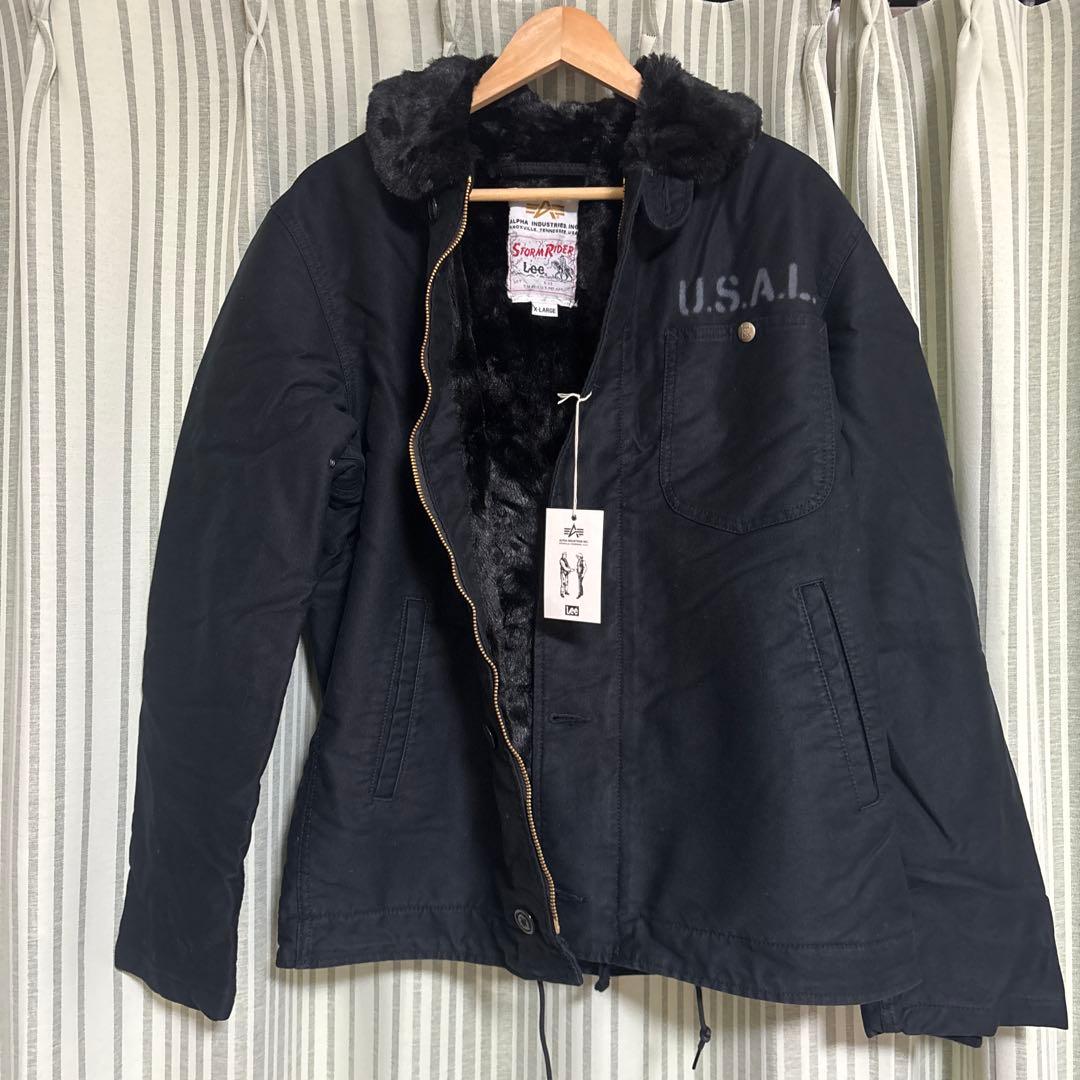 アルファ×Lee N-1 ミリタリーデッキジャケット【新品・タグ付き