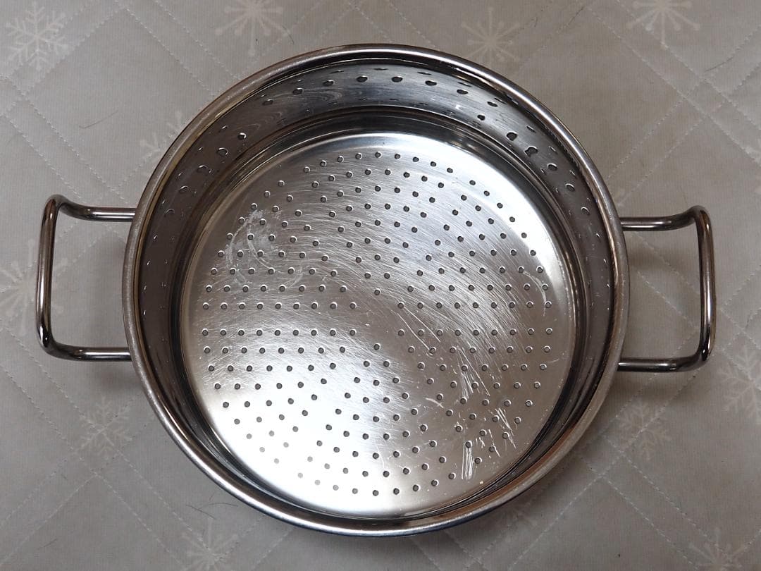 宮崎製作所ジオプロダクト 蒸し器ステンレス鍋 　25cm　3.4ｌ