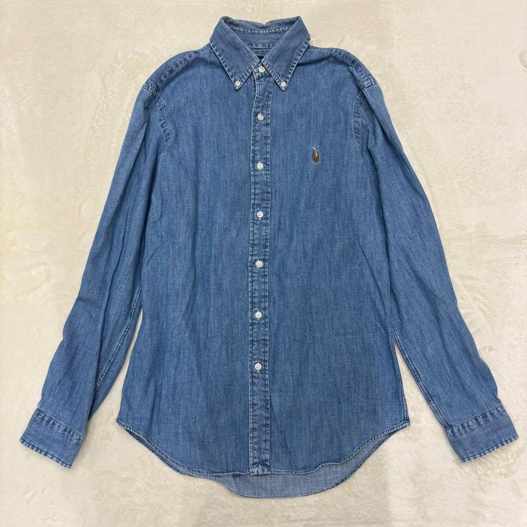 即完売✳︎ラルフローレンダンガリーシャツマルチポニーオーバーサイズ