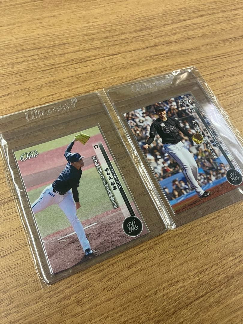 入手困難】佐々木朗希 EPOCH ONE 完全試合 世界新記録13者連続奪三振