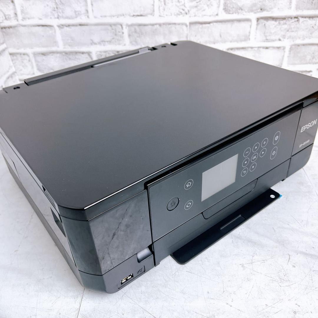 ☆極美品☆】【☆純正インク満タン☆】EPSON EP-811AB プリンター
