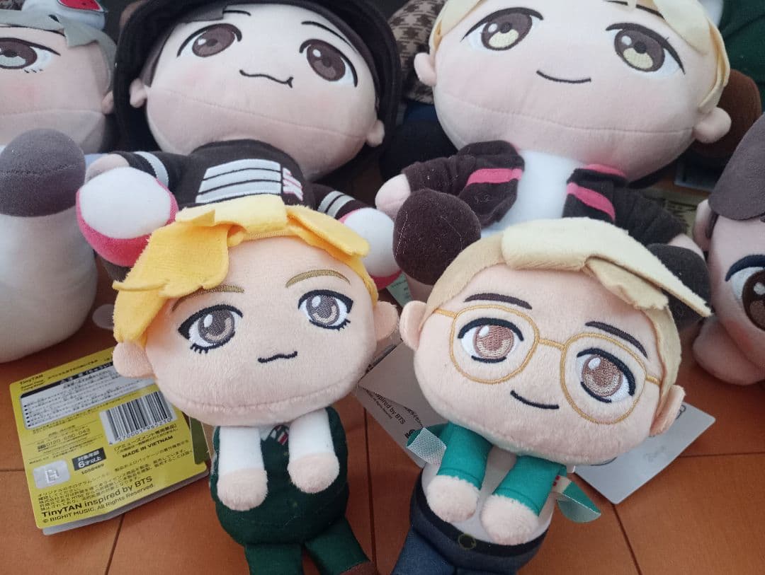 非売品レア♥新品タグ付♥tinyTANタイニータン♥BTS♥大量ぬいぐるみ12