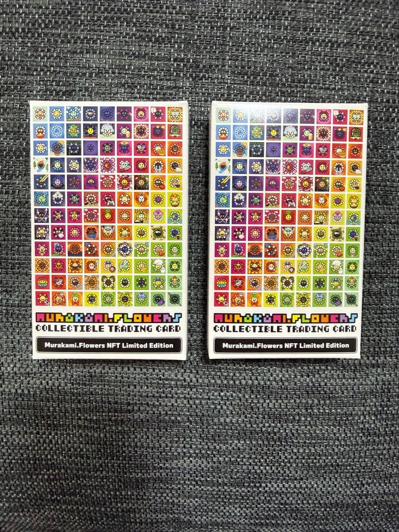【【2BOX】未開封】Murakami Flowers NFT 限定BOX村上隆 2箱（未開封）村上隆 Murakami Flowers NFT購入者限定カード - メルカリ