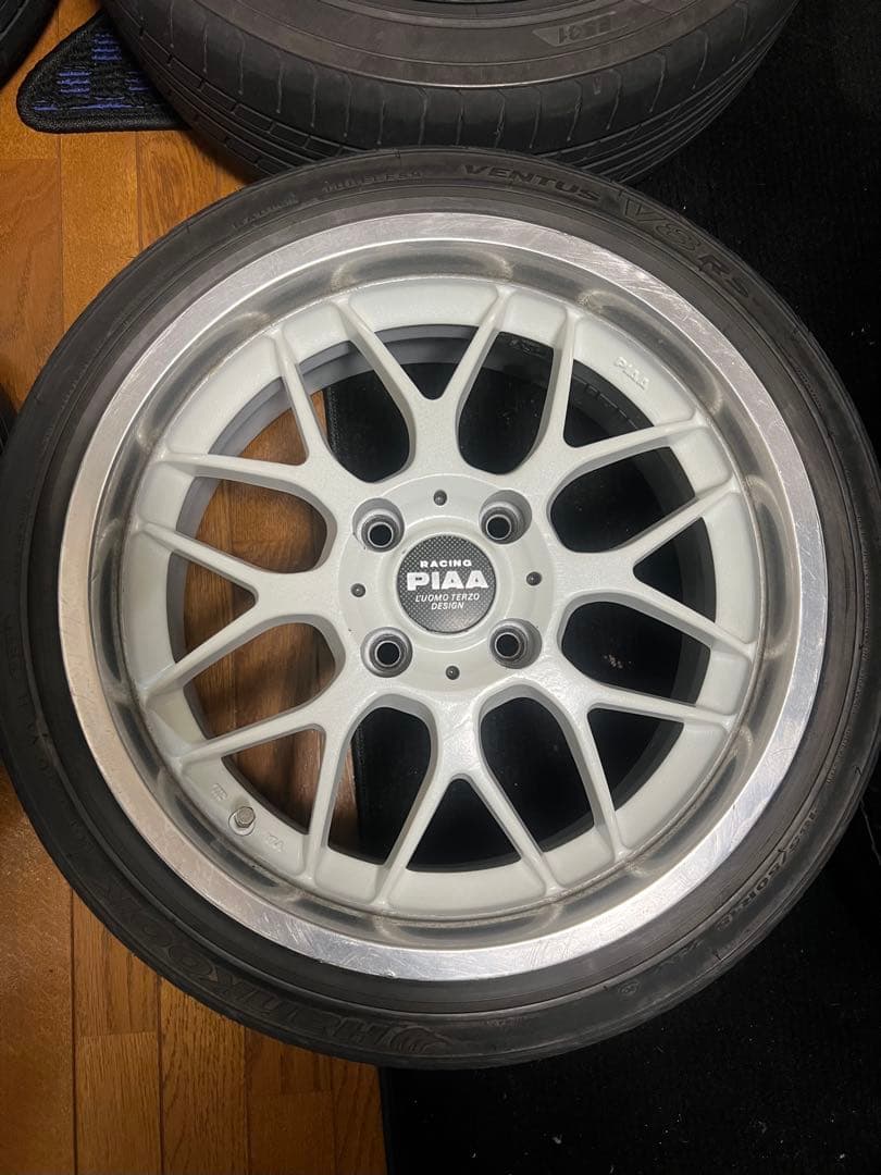 希少！　RACING PIAA 15インチ　6.5J+45 PCD100 4H